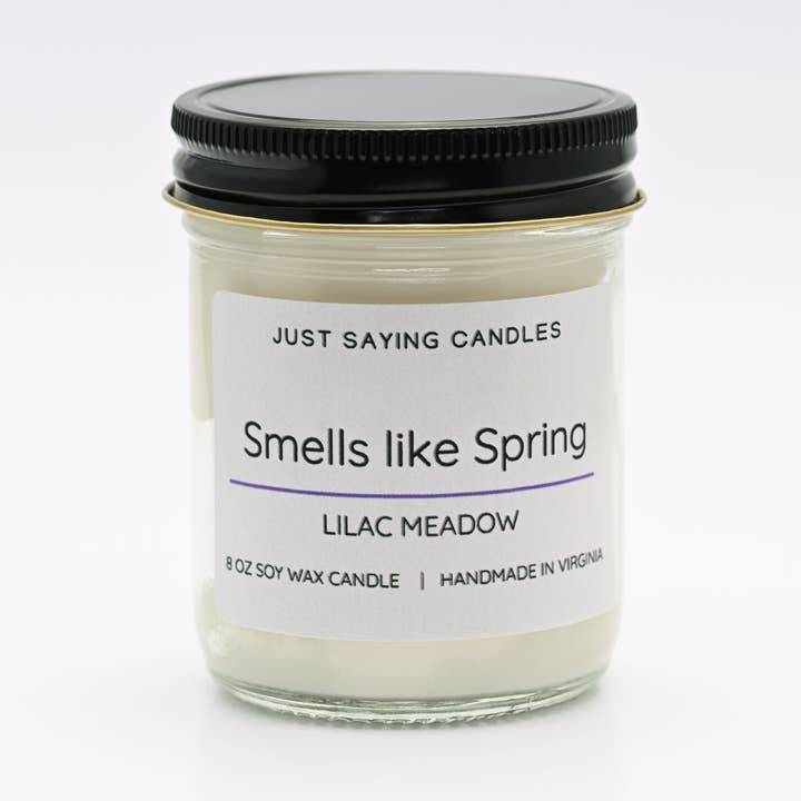Smells like Spring for wholesale by Just Saying Candles