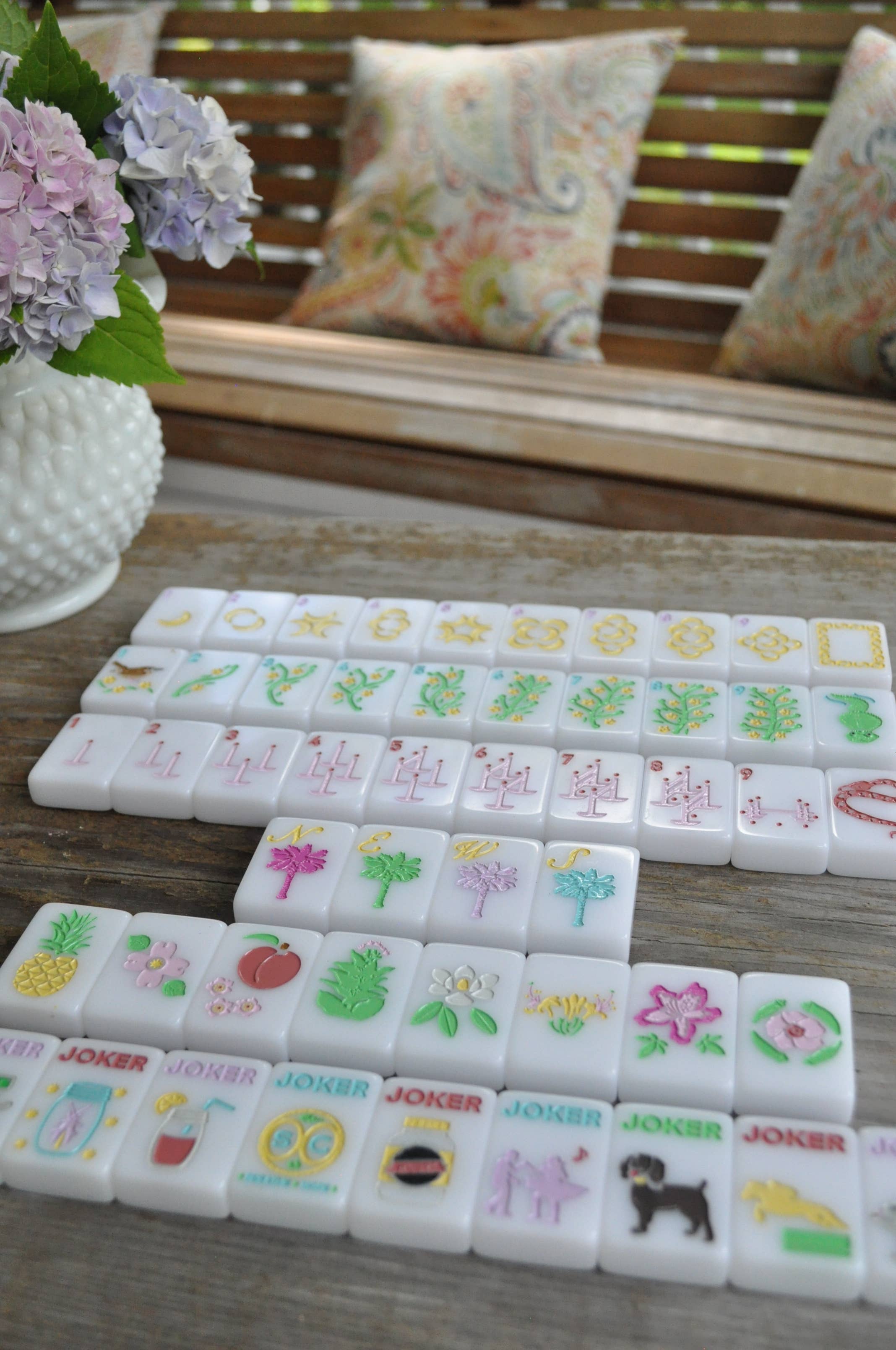 Middle & Main Mahjong - Wholesale Board Game - "Palmetto Tiles" SC Inspired Mahjong Set 3