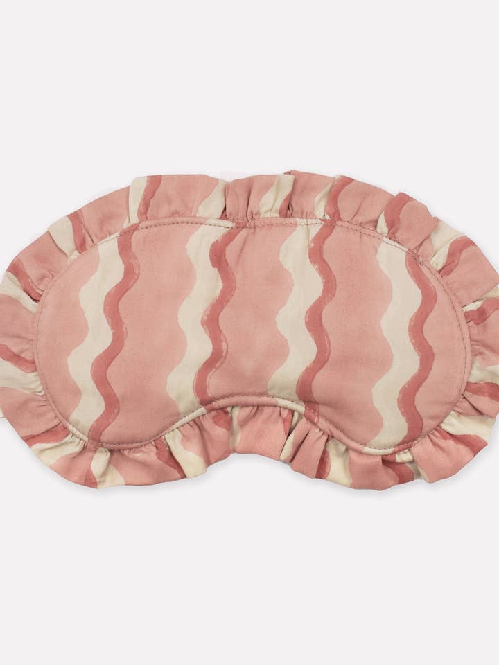 Oogmasker met ruches van biologisch katoen | Wiggle | Floss voor wholesale door YONDER.