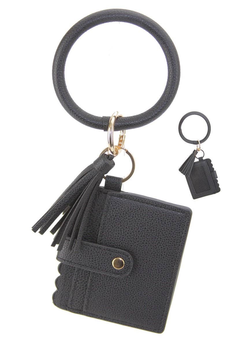 MiMi Wholesale - Wholesale Wallet - Women's - BB139x115 Solid Color Bangle/Key-Chain/Wallet w/ ID Window8