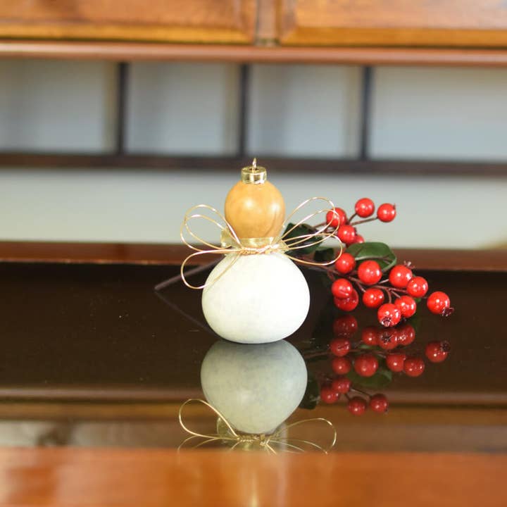 Meadowbrooke Gourds - Wholesale Ornament - Julia Angel Hand-Crafted Gourd Christmas Tree Ornament4
