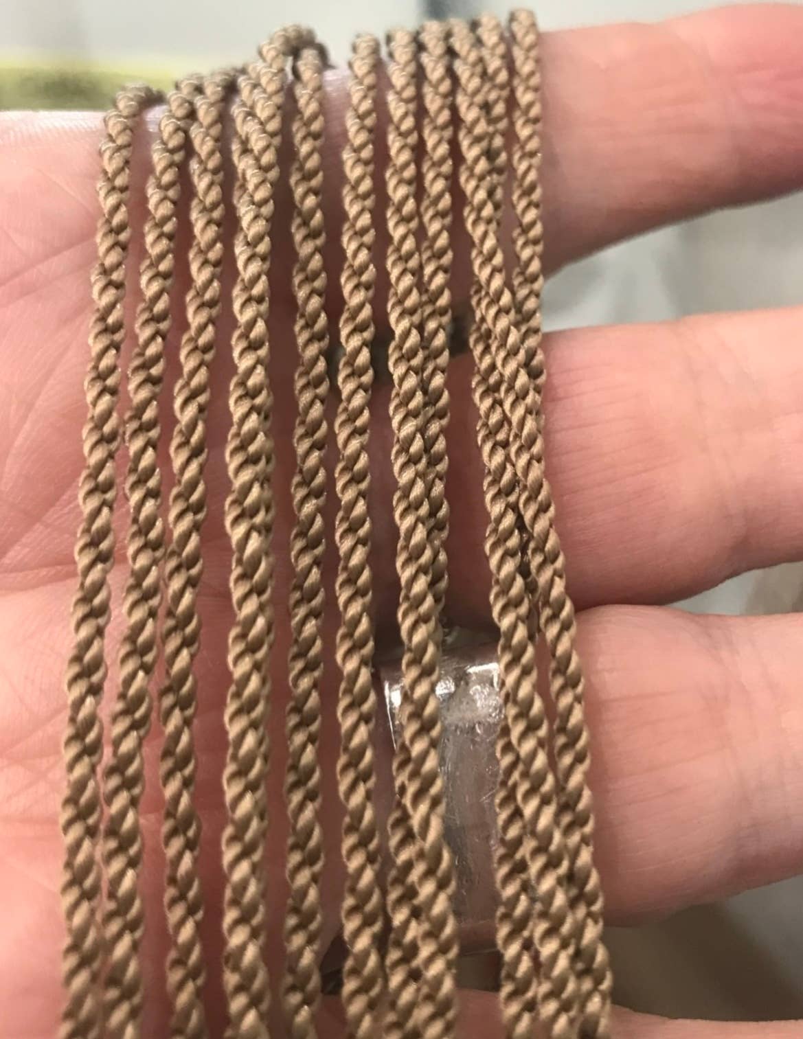 Lily Chartier / Mermaid Rope - Vente Colliers à pendentif - Incroyable perle d'eau douce soufflée blanche OOAK sur corde de sirène1