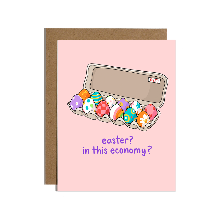 Bubblegum Stuff X Brittany Paige – wholesale Easter card – Easter Egg Economy Greetings Card0