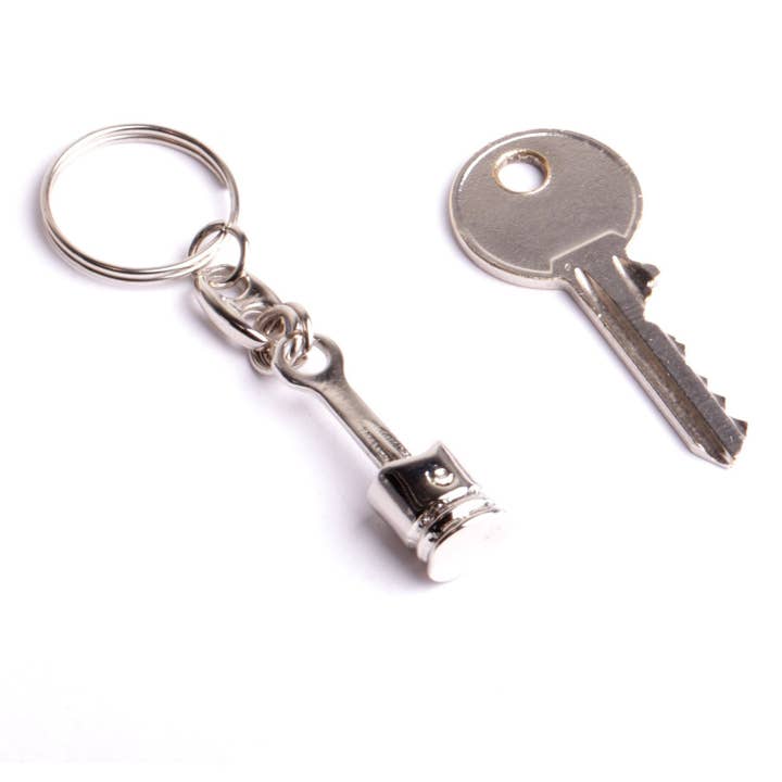 SARL FELINEA - Wholesale Keychain - Unisex - Engine piston key ring gift idea for motorsports enthusiasts.2
