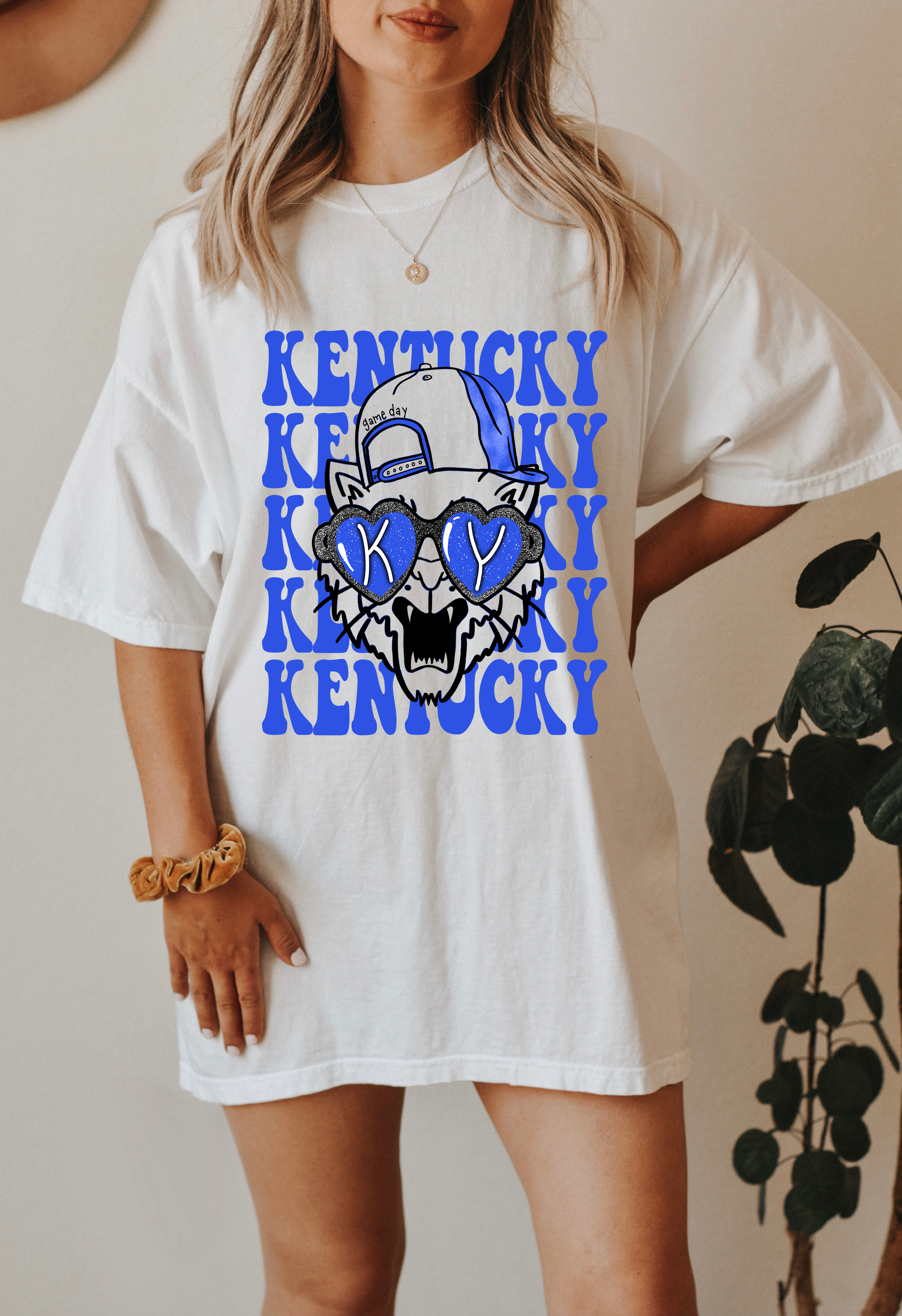 COTTON PRESS CO. – T-shirt estampada - Mulher por atacado – T-shirt do Dia do Jogo com Mascote Preppy12