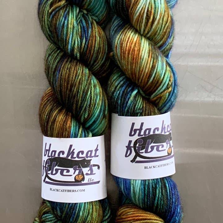 Black Cat Fibers - Wholesale Yarn - Labradorite- Essential DK2
