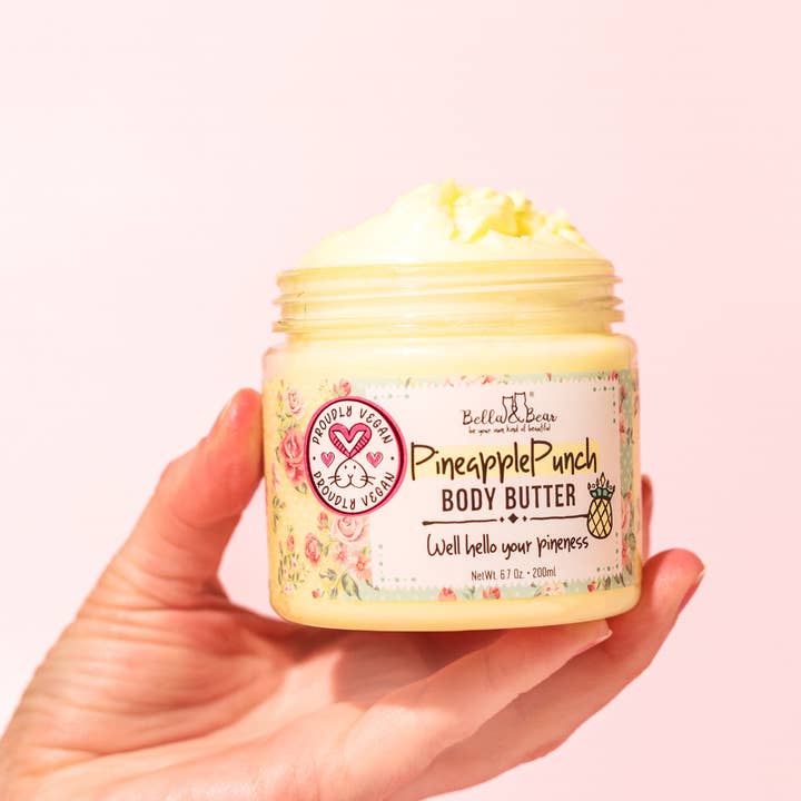 Bella & Bear - Wholesale Body balm/butter - Pineapple Punch Moisturizing Body Butter Mini Travel Size1