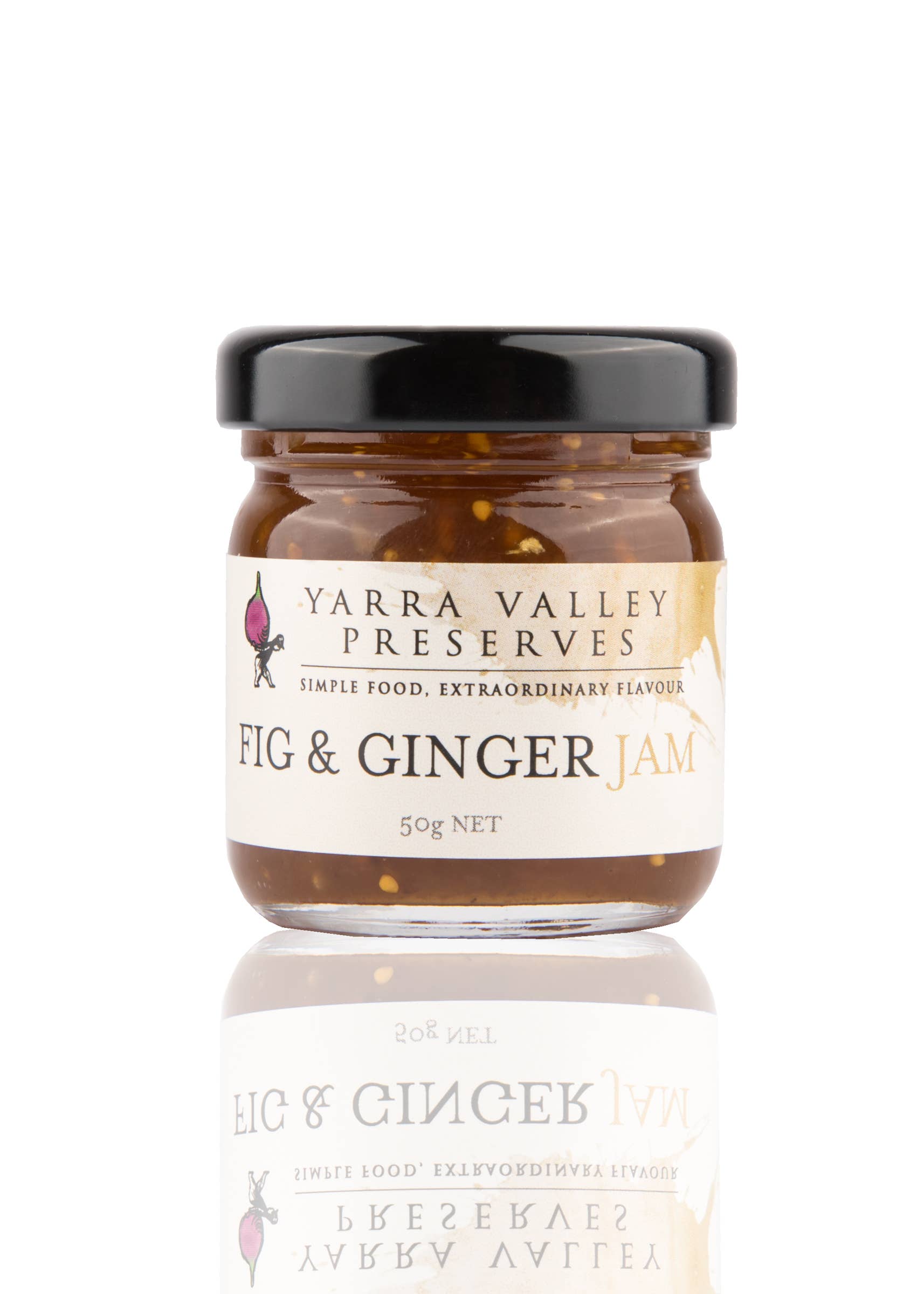 Yarra Valley Gourmet Foods - Wholesale Jam/jelly - Fig & Ginger Jam 50g0