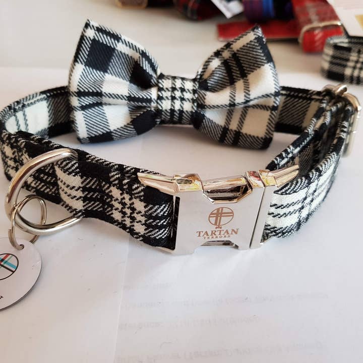 Tartan Dog Collar (Medium) - Scott Tartan for wholesale by Tartan Terrors
