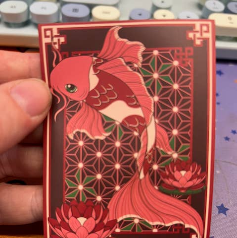 Weekend Anime & Games - Wholesale Card Game - Kawaii Custom Gaming Card Sleeves: Koi Fish0