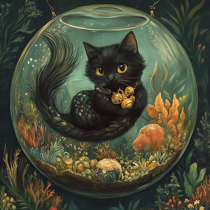 “The Curious Realms Collection” Tambourine Art for wholesale by Bodhi Leaf Market