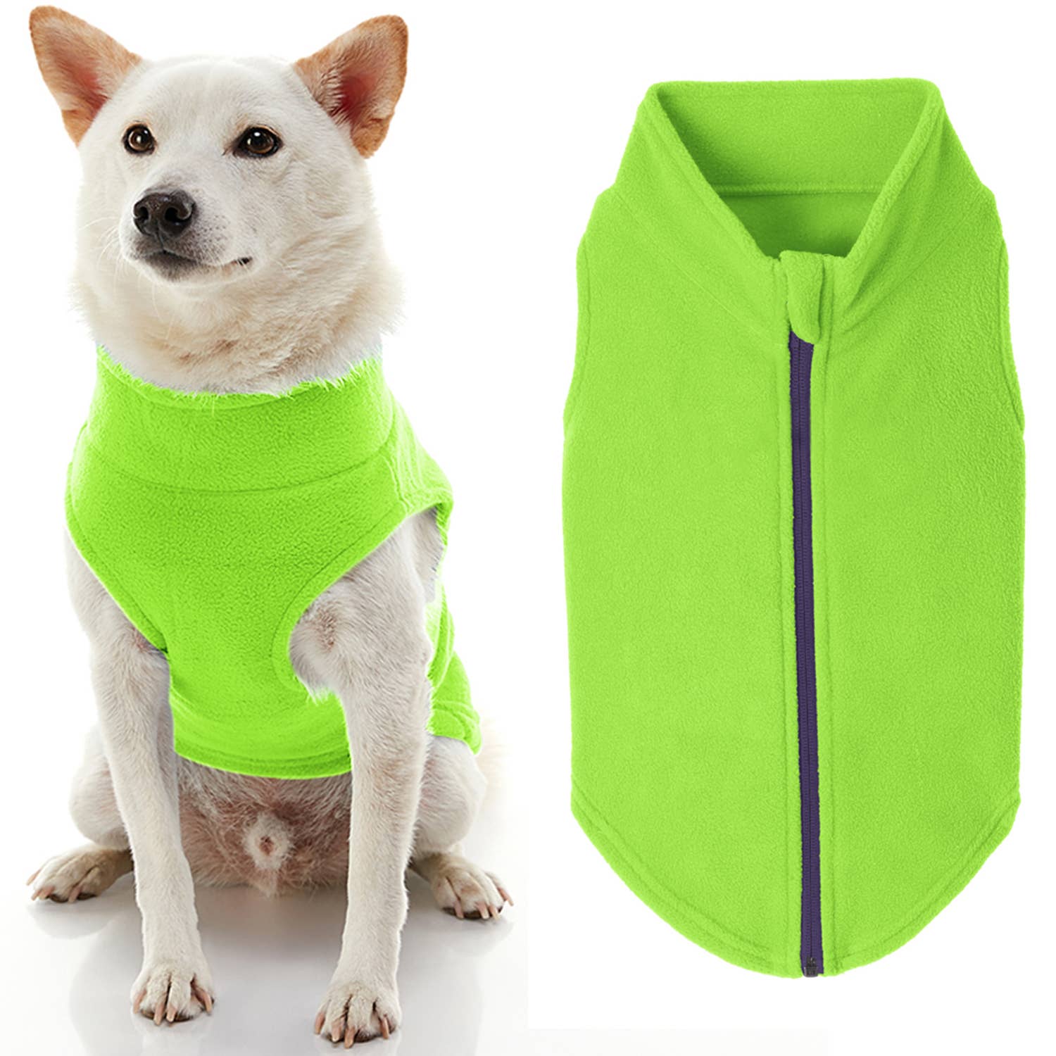 Gooby - Wholesale Pet Vest - Dog - #72116 Zip Up Fleece14