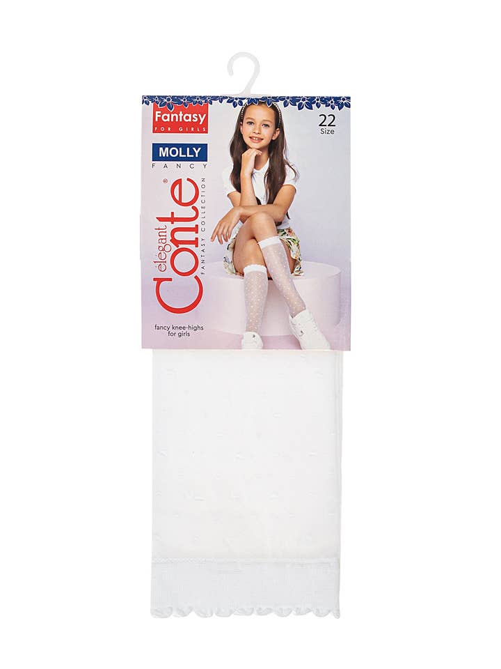 Conte Elegant - Vente Chaussettes – enfant et bébé - Chaussettes montantes Conte pour filles - Molly 20 Den2