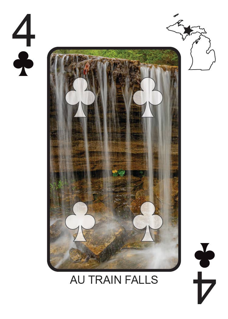 Phil Stagg Photography - Wholesale Playing Cards - WATERFALLS OF MICHIGAN - Playing Cards - Euchre Friendly18
