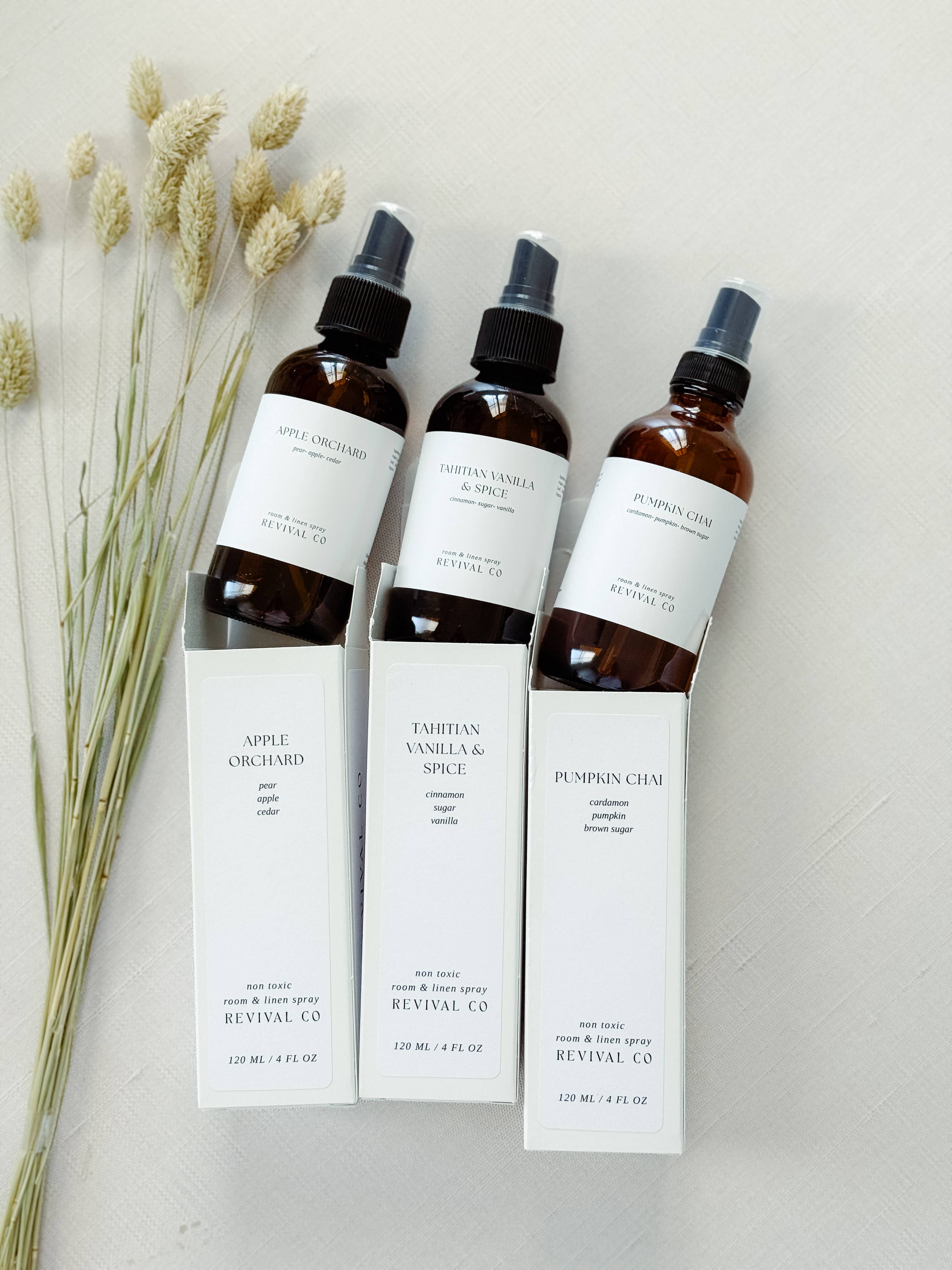 Revival Co - Wholesale Linen Spray - Fall Collection Room and Linen Sprays