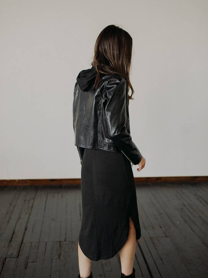 Summer Camp – wholesale Dress – Women's – Hooded Midi Dress6