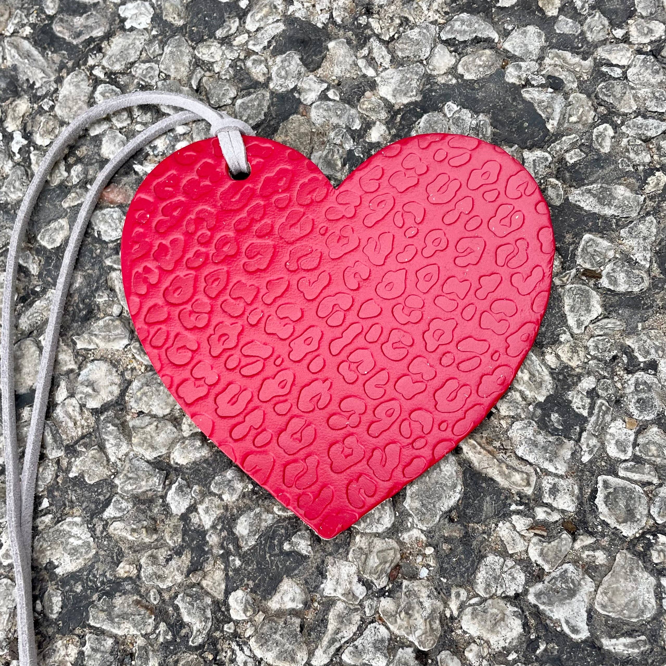 Callahan Leather Co. - Wholesale Car Freshener - Women's - Cheetah Heart Air Flair2