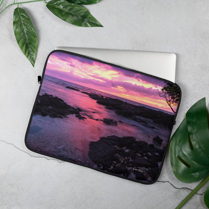 Laptop Sleeve - Puako Glow for wholesale by Sara Marie Hawai'i