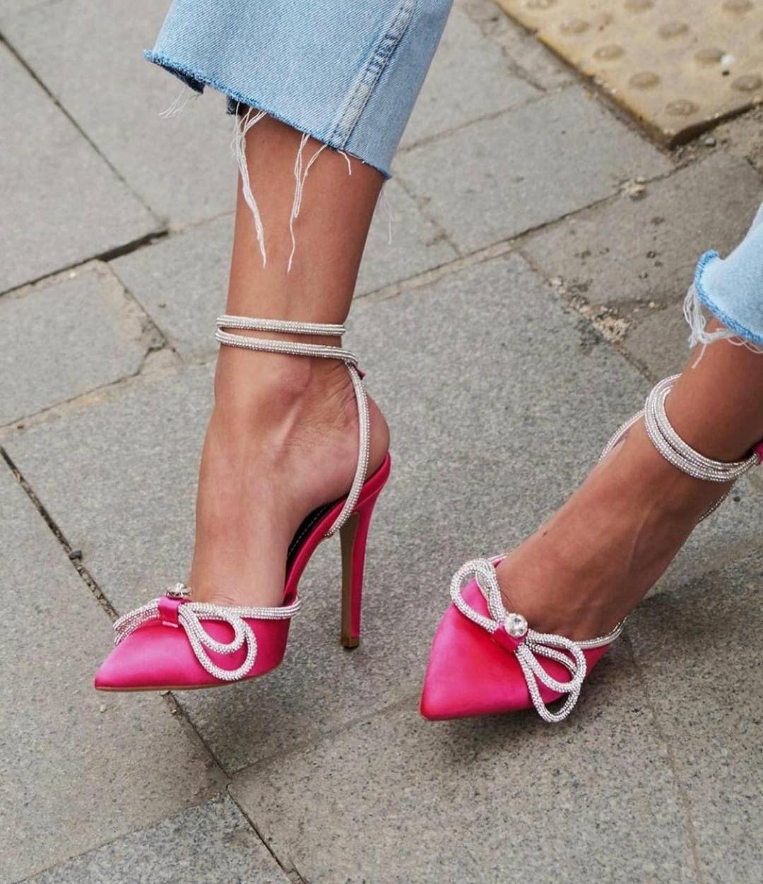 Vera Shop – Salto alto - Mulher por atacado – Sapato scarpin com joias14