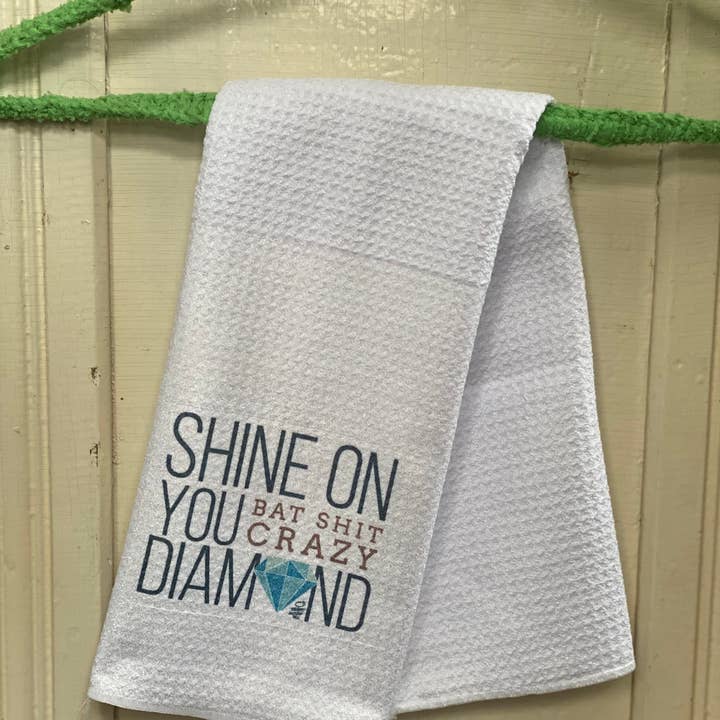 Asciugamano Shine On Diamond Strofinaccio da tè per la vendita all'ingrosso da parte di Crooked Halo