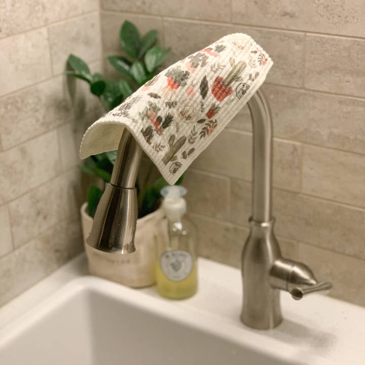 Oh Beehive: Eco Goods Co. - Wholesale Dishcloth - House Plant Swedish Dishcloth1