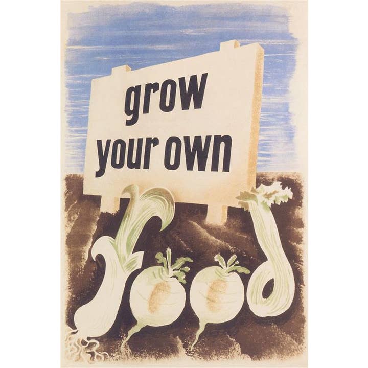 Magnet AM-927 Grow Your Own Food Poster for wholesale by Found Image Press