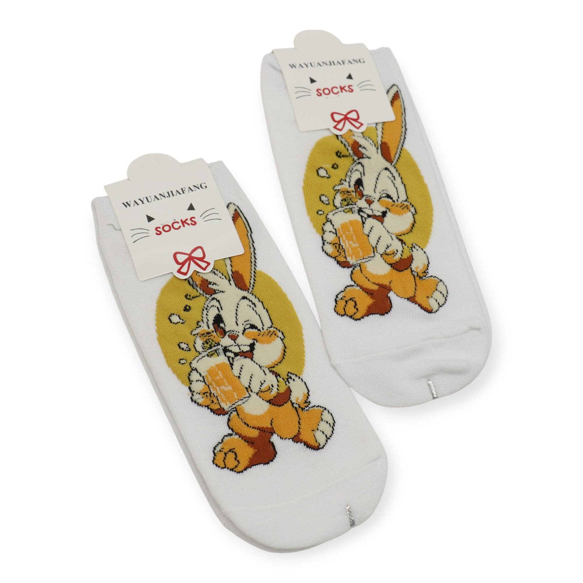 ASSORTED Women's Cute Rabbit Cartoon Socks SK4222-2 (12PC) for wholesale on Faire6