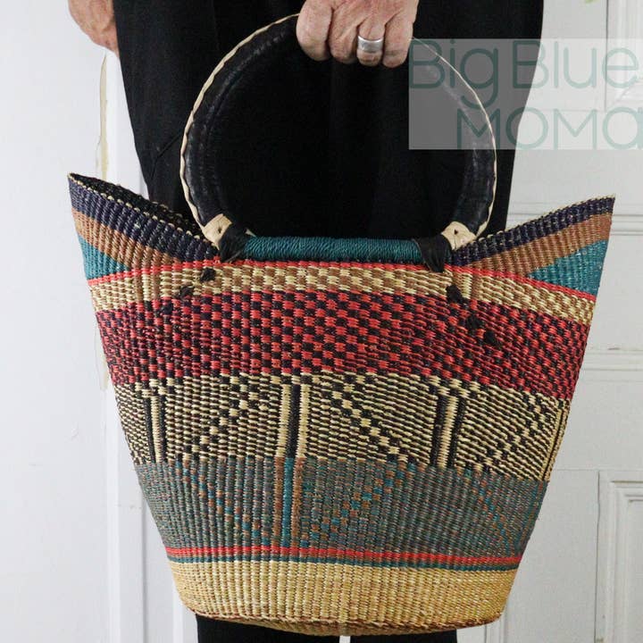 Big Blue Moma - Wholesale Grocery/Shopping Bag - U Shopper Large - Traditional Palette46