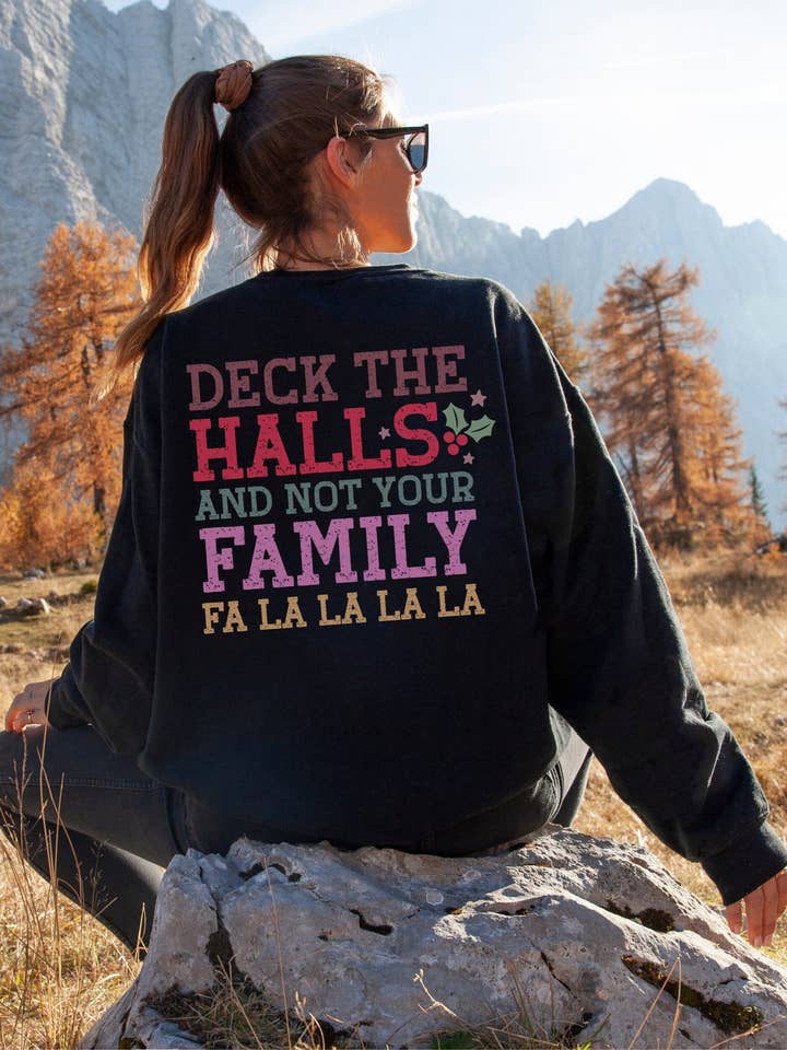 Funny Christmas Oversized Sweatshirt & Pullover for wholesale by Monday Muse