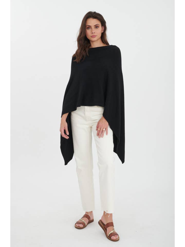 ORNELLA PARIS - Wholesale Poncho – Women's - LEL-P0076 'star' poncho10