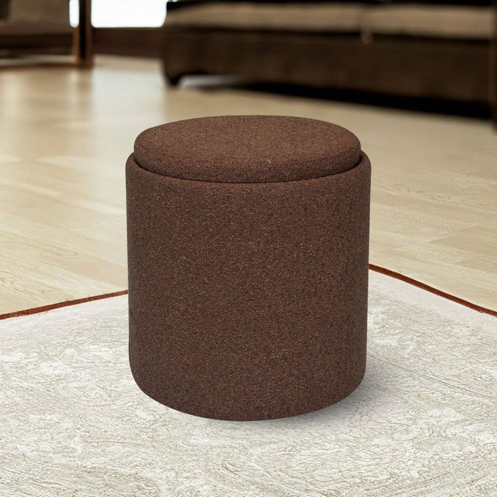 Aria Home – Großhandel Polsterhocker – Aria Home Boucle Tablett-Top getuftete Ottomane Kollektion, Schwarz, 1-teilig, 43 x 38 x 38 cm17