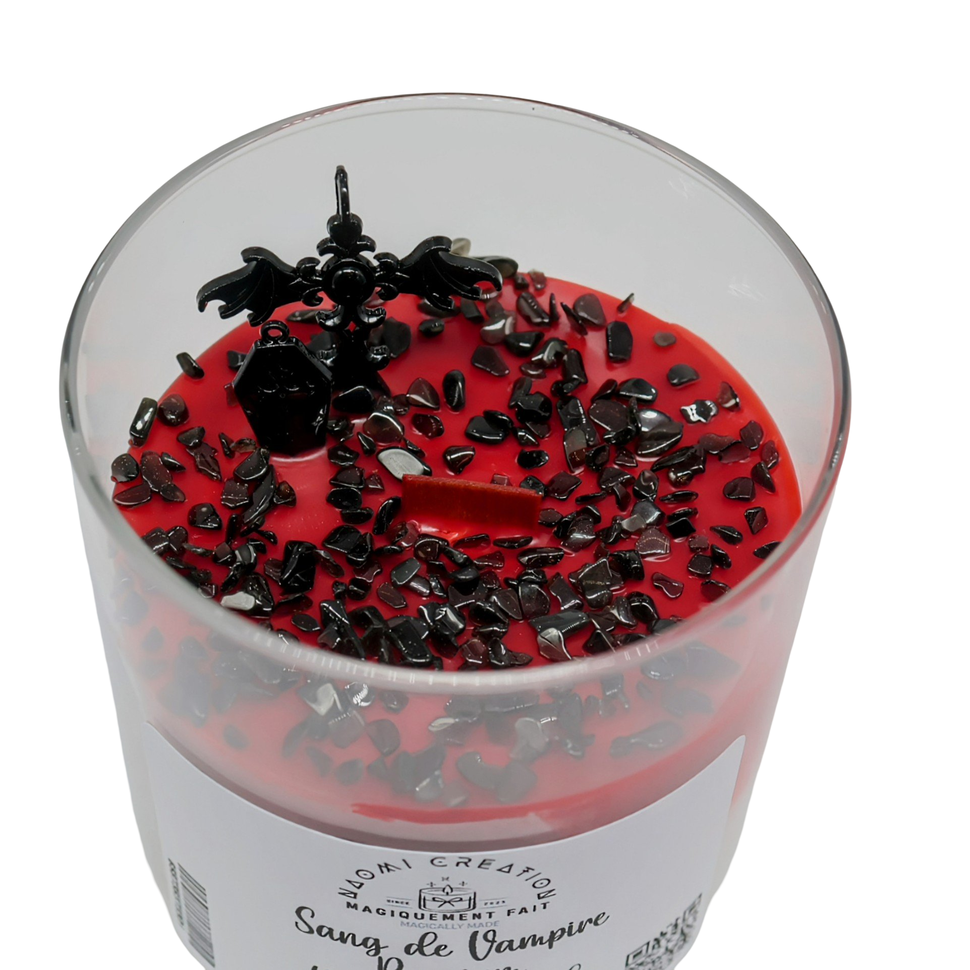 Arômes & Évasions - Wholesale Jar/filled candle - Scented Candles - Vampire Blood - Premium - Wood Wick2