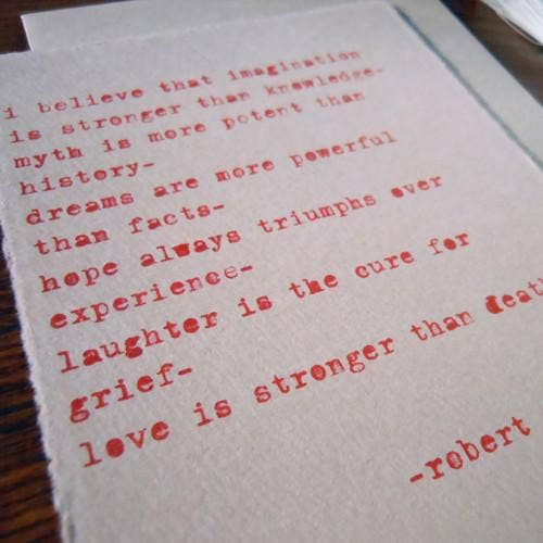 a. favorite design - Wholesale Sympathy Card - Fulghum Sympathy Quote