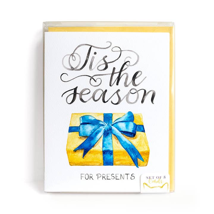 Tis the Season Cards, Set of 8 for wholesale by CharmCat