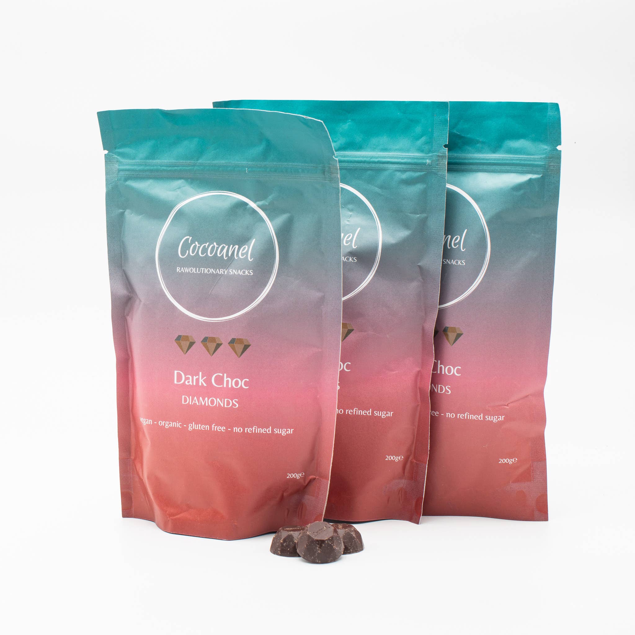 Cocoanel - Wholesale Chocolate - Dark Choc Diamonds1