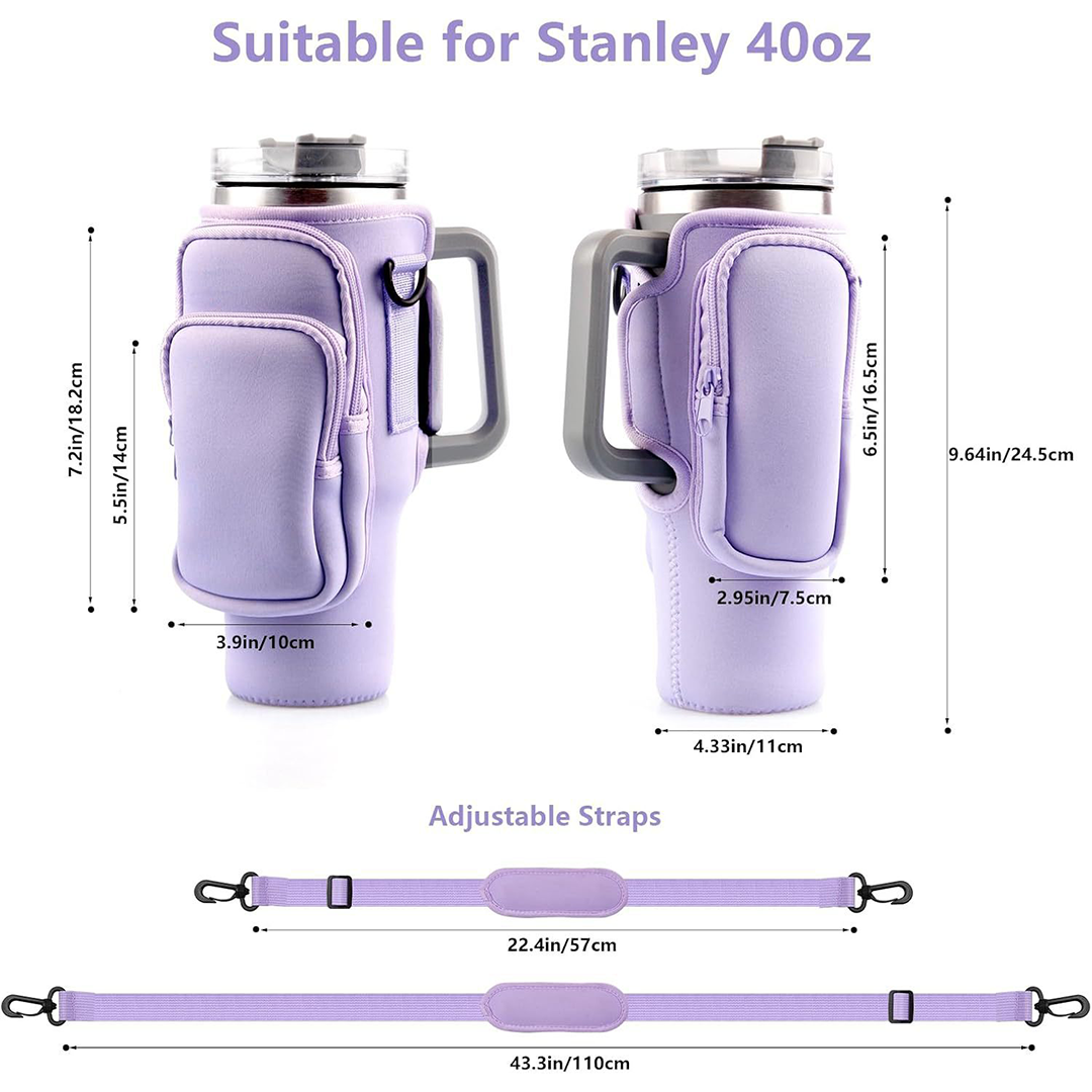 UNISHE - Wholesale Sporting Accessories - Adjustable Outdoor Insulated 40oz Bottle Holder ZK32884