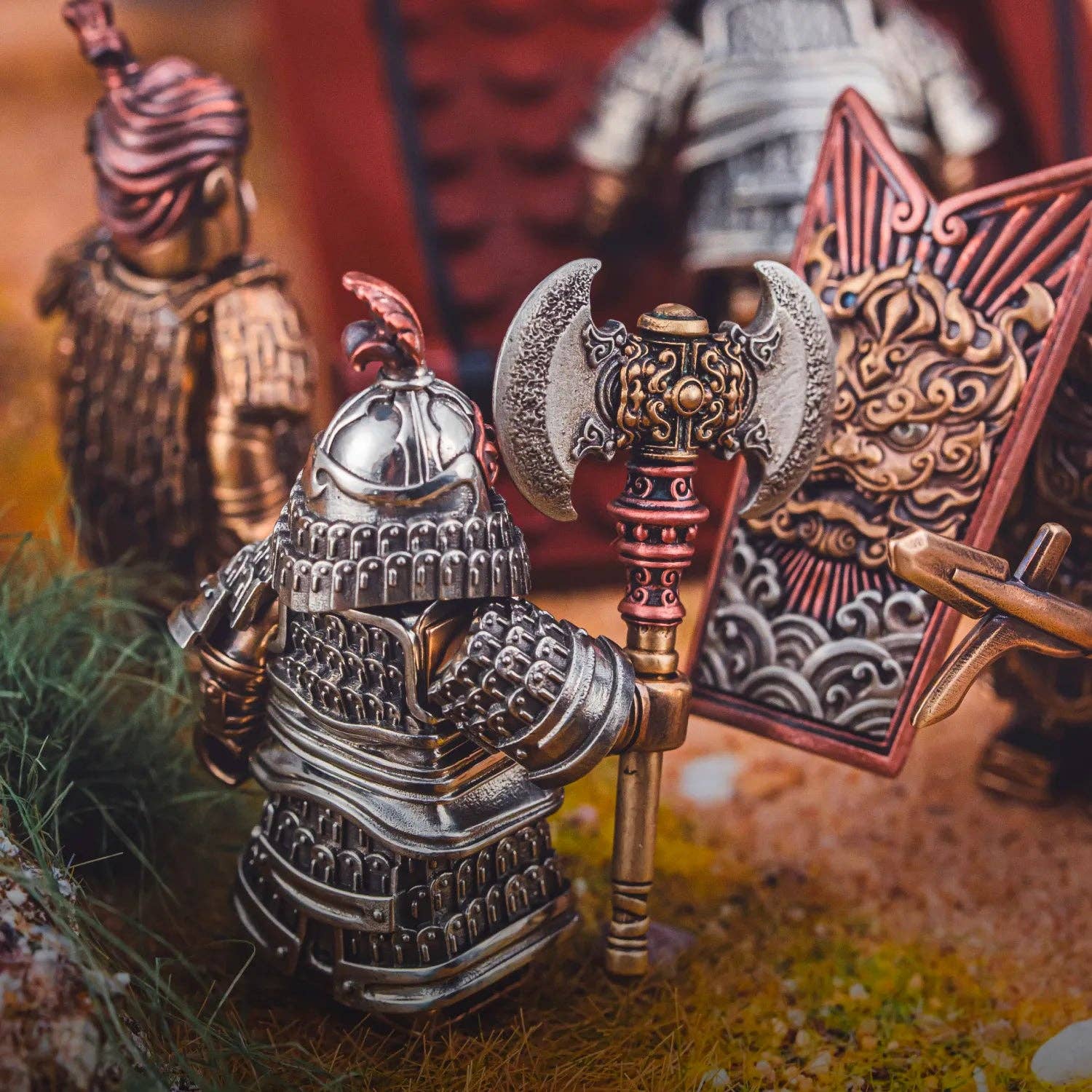 Coppertist.wu - Vente Porte-clés – unisexe - Hache à double tranchant3