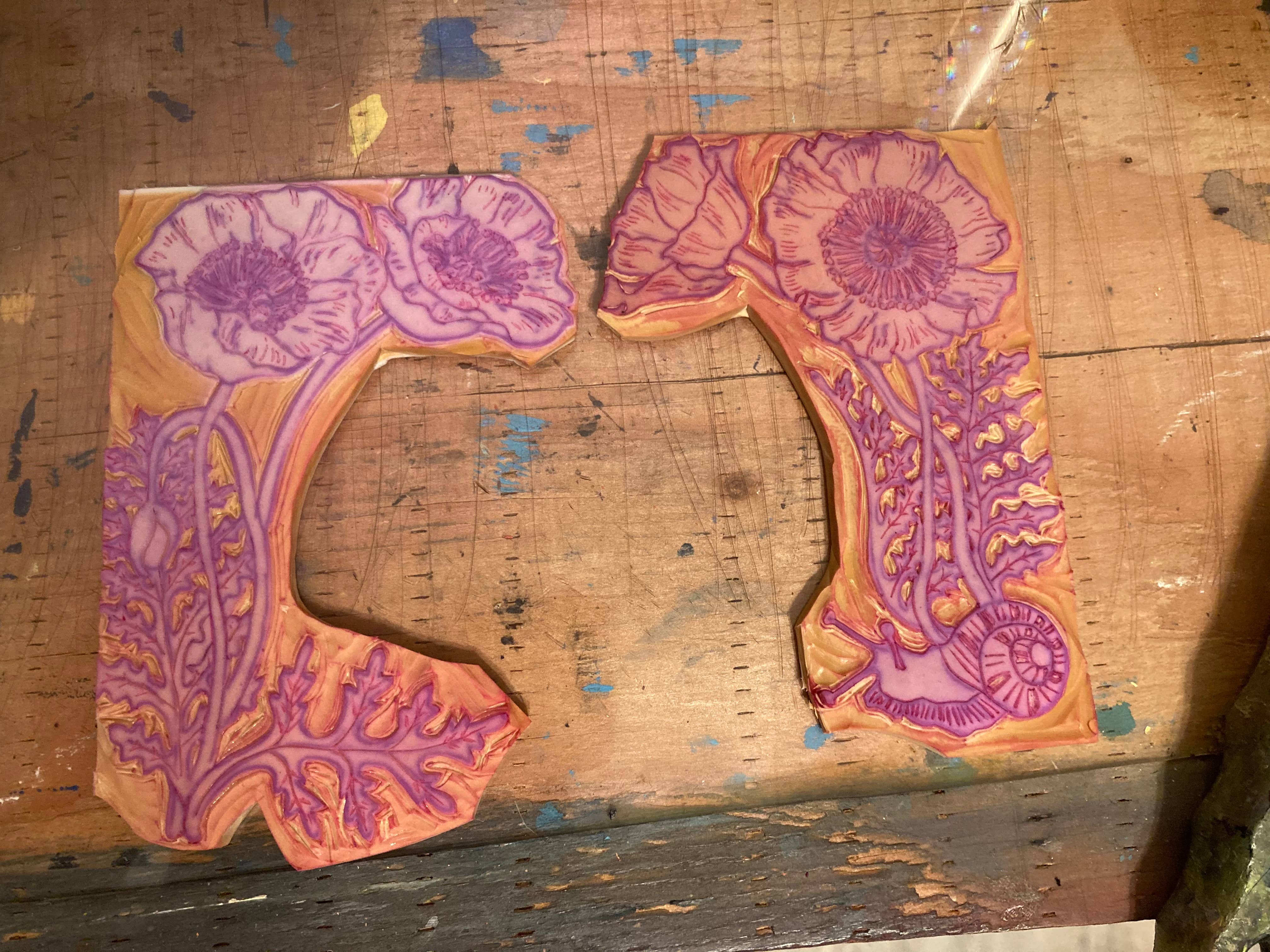 Kathie Studio - Wholesale Stationery/Notecard Set - Poppy Envelope and Postcard Stationery Set of 36