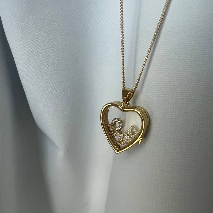 23North Jewelry - Wholesale Locket Necklace - Custom Crystal Letter Locket Necklace1