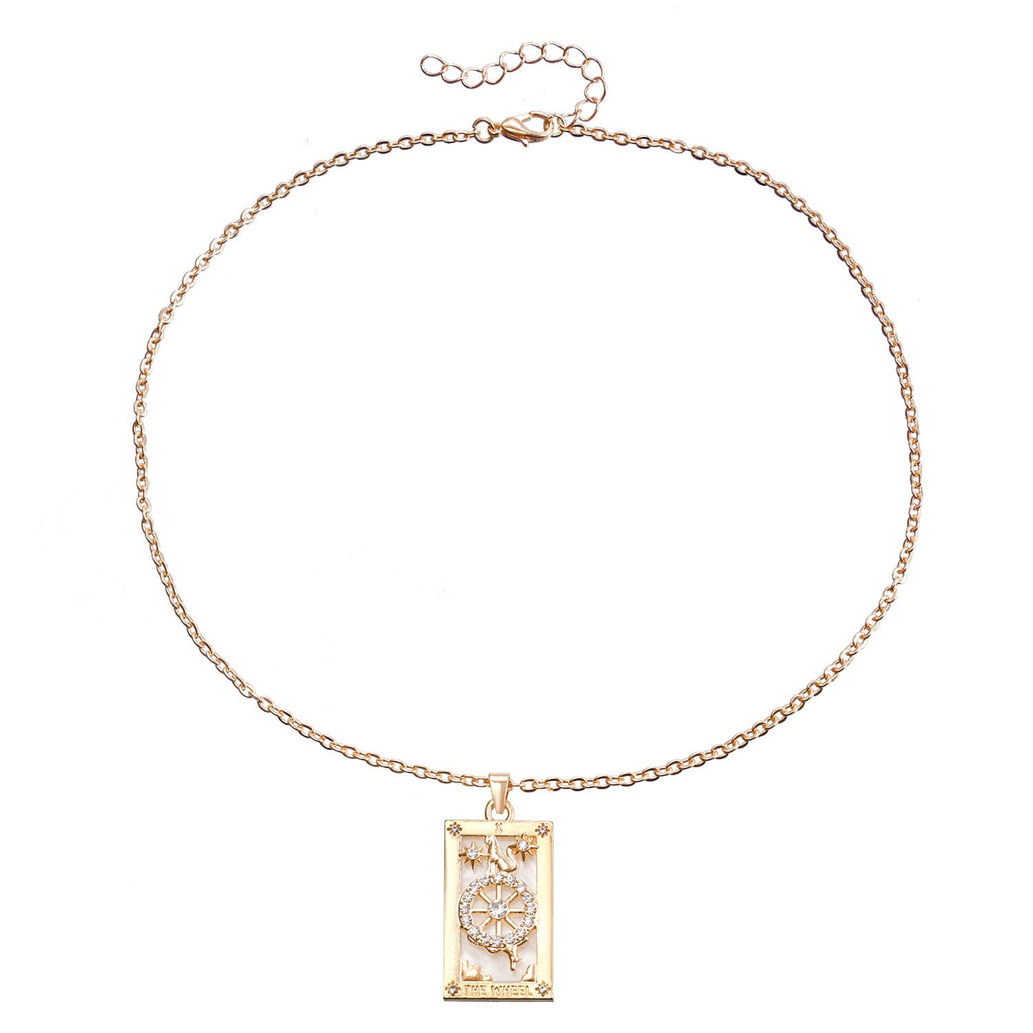 Gemscape UK - Wholesale Pendant/Charm Necklace - Tarot Design Necklace with Crystal - Chic Trendy Jewellery23