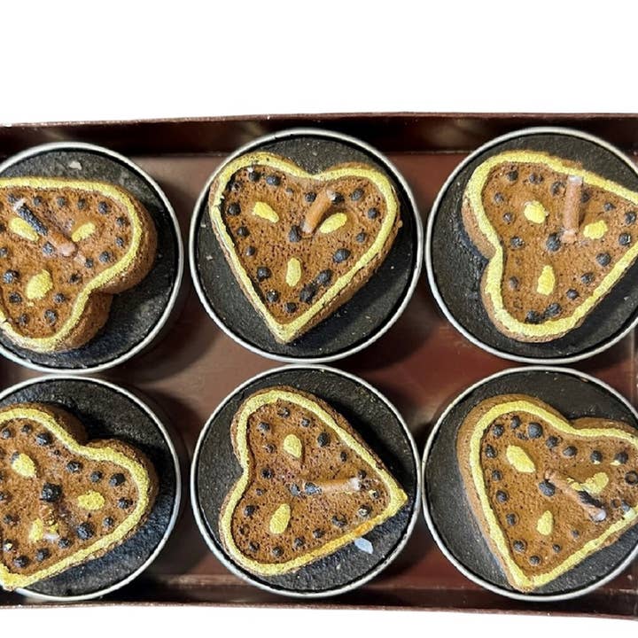 Tealight Set / 6 Chocolate Cakes- A - A for wholesale by BIDKhome