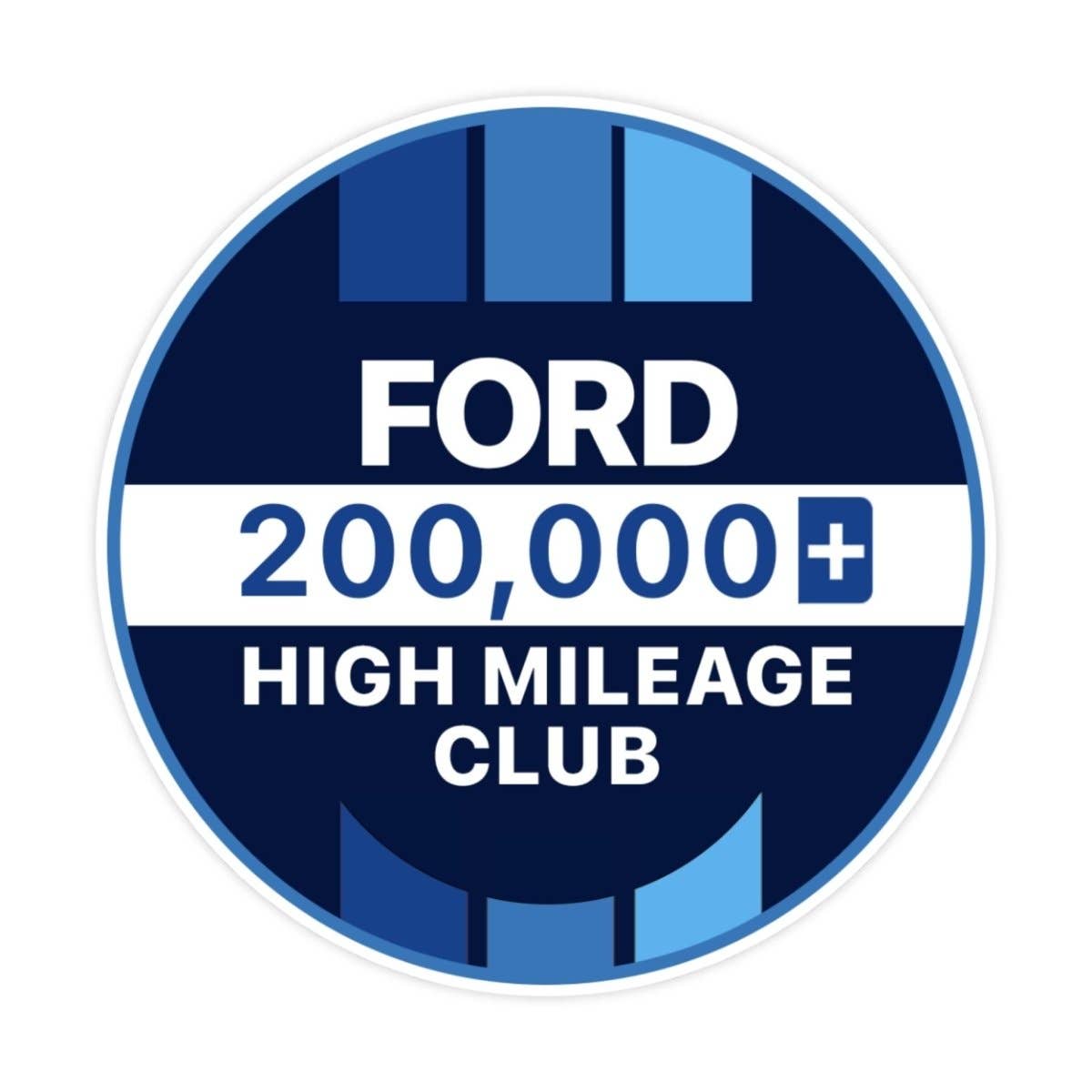 Sticker Bull - Wholesale Sticker - Ford High Mileage Club Sticker Bundle 100k-500k, Waterproof2