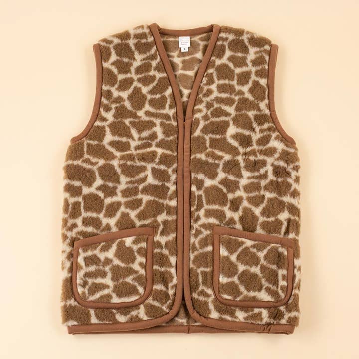 Dames wollen vest Giraffe voor wholesale door Moonrise