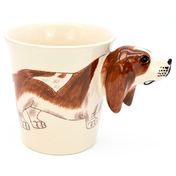 Art Floral Trading LLC - Wholesale Coffee Mug - MUG53 Basset Hound mug 10 oz