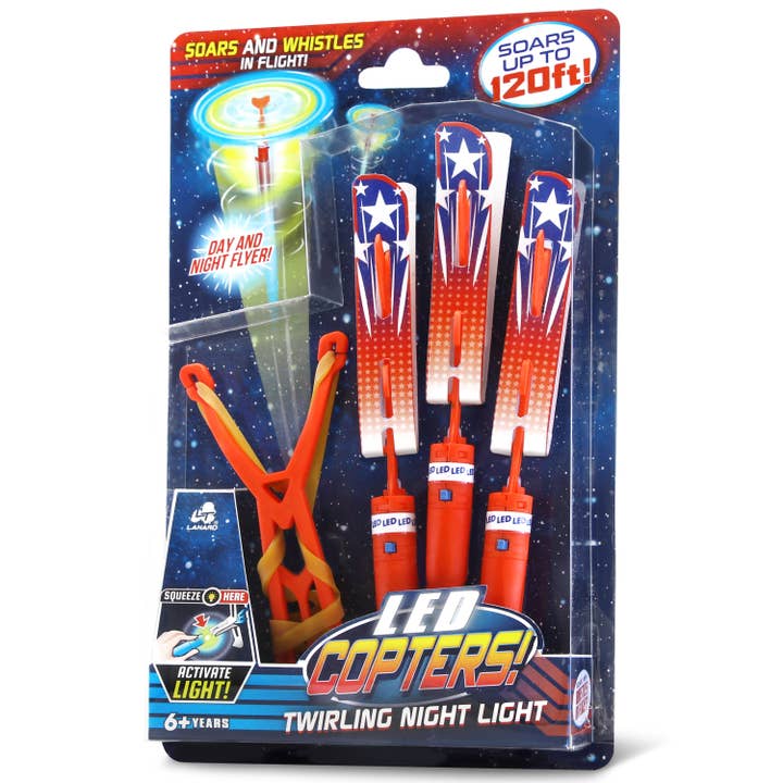 US Toy Company - Wholesale Toy Set - Kids - Stunt Flyer Led Copters