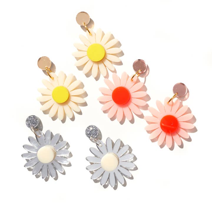Daisy Studs // select colour for wholesale by Emeldo