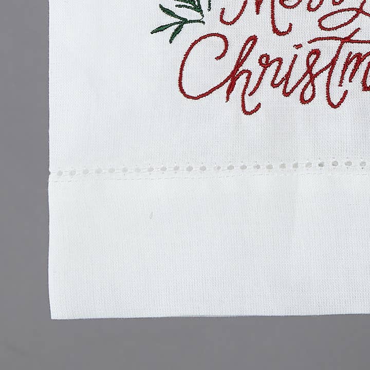 Peking Handicraft – Engroshandel Viskestykke – Glædelig jul gæstehåndklæde2