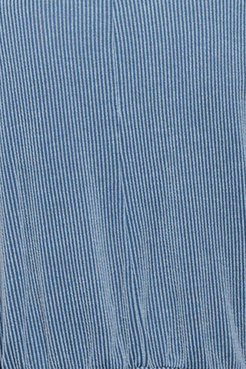 Tres Bien, Inc – Engroshandel Strikket top - Dame – RUND HALS 1/2 ÆRME RIBBET TOP4