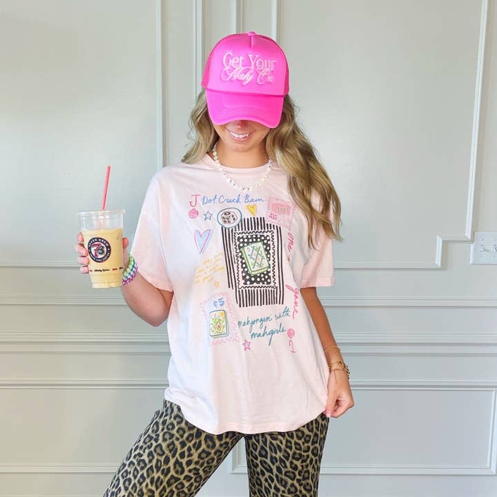 T-shirt Collage Mahjong pour la vente par Poppy & Pine