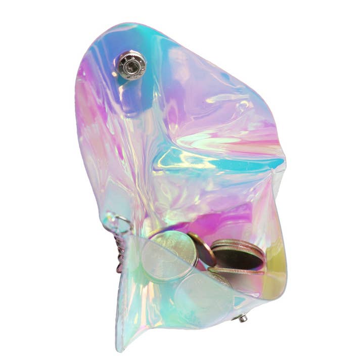 Cap Zone - Wholesale Coin Purse - Women's - Iridescent Glossy PVC Pouch Coin Purse Bag1